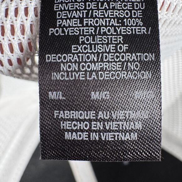 Nike Hat Cap Fitted Mens M/L Blue White Legacy91 Dri-FIT Mesh Trucker AO9293-451 - Picture 11 of 11